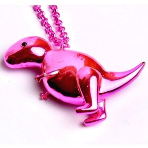 ♠kate spade whimsies t-rex pinktone necklace♠